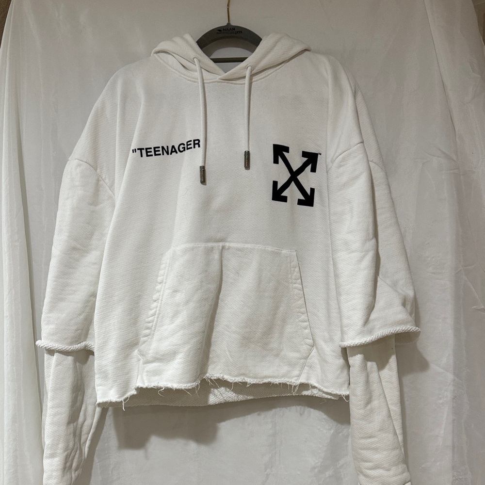 Off White Main Label Large Bart Simpson Hoodie